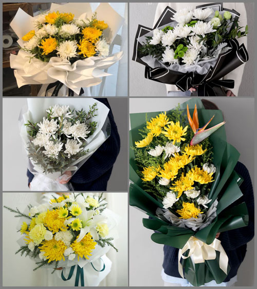 陕西渭南市富平县曹村镇白事花束代送